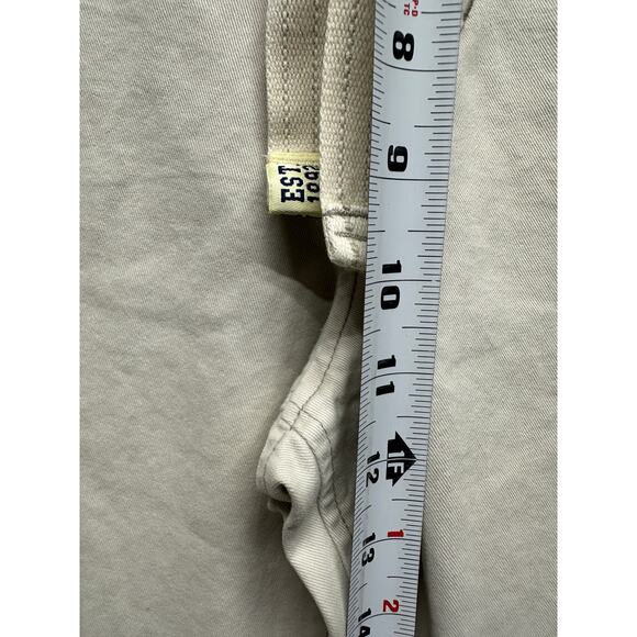 Abercrombie Kids Youth 16 Wide Leg Cotton Drawstring Pants Beige (Women 32) - Picture 3 of 11